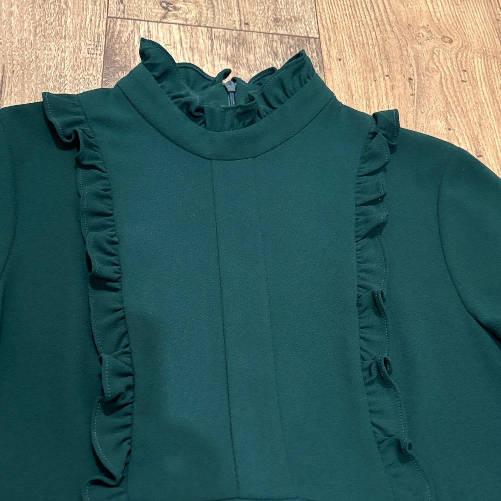 Zara Dark Green Mini Dress